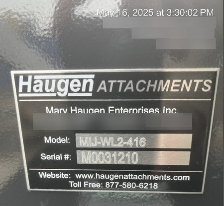 2025 HAUGEN MIJ-WL2-416