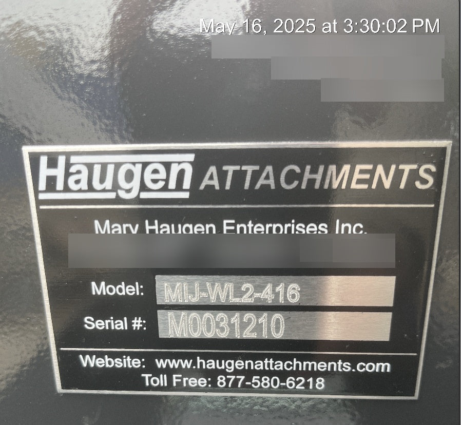 2025 HAUGEN MIJ-WL2-416