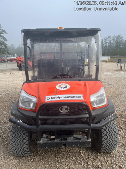2021 Kubota RTV-X1140W-H Plastic Canopy, Windshield Acrylic Clear, LED Strobe Light, Wire Harness Kit, Back up Alarm
