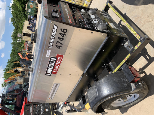 2019 Lincoln Electric Vantage 322 Ready-Pak 3, Two Wheel Trailer, Fender and Light Kit, Cable Rack