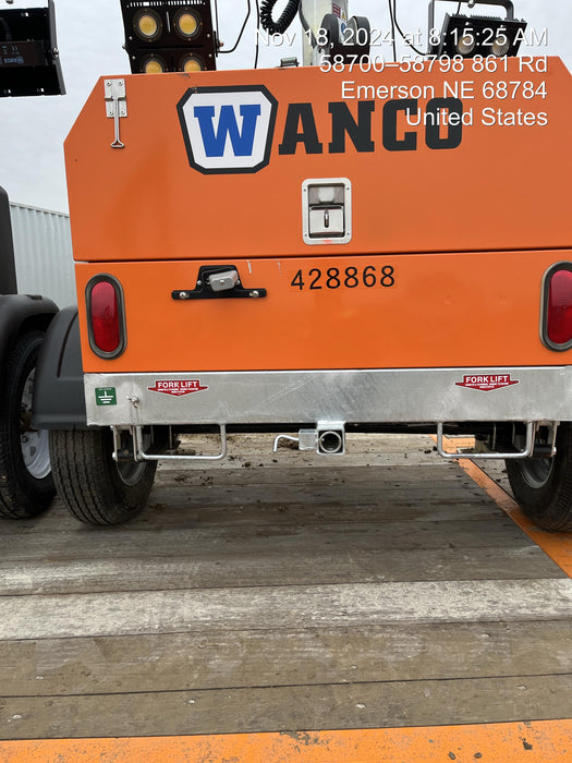 2024 Wanco WLTT-4MM4K Diesel, Deep Sea Controller, Shore Power Plug, Auto Start, (4) 350W LED Floodlights, 4kW Generator, 60 Gal Fuel Tank, 2" Ball, T3