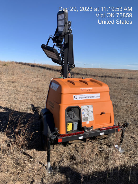 2023 Generac MLT2 Diesel, Flex Switch 120V Input, Powerzone Controller, (4) 320W LED Lights, 4kW Generator, 39.9 Gal Fuel Tank, 2" Ball, T3