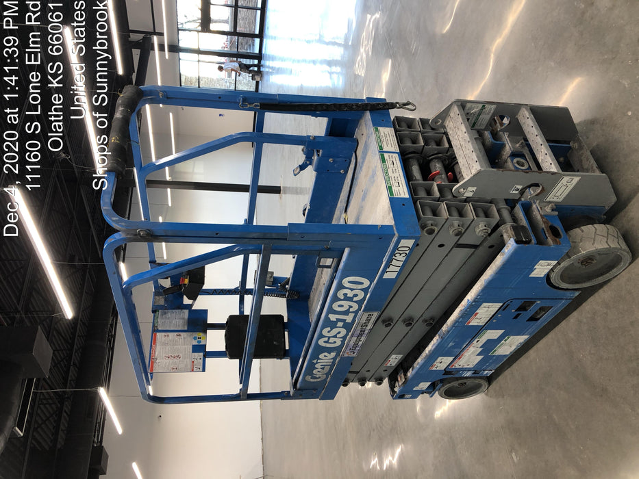 2018 Genie GS-1930 Genie GS-1930 w/Fixed Rail, Chain Entry