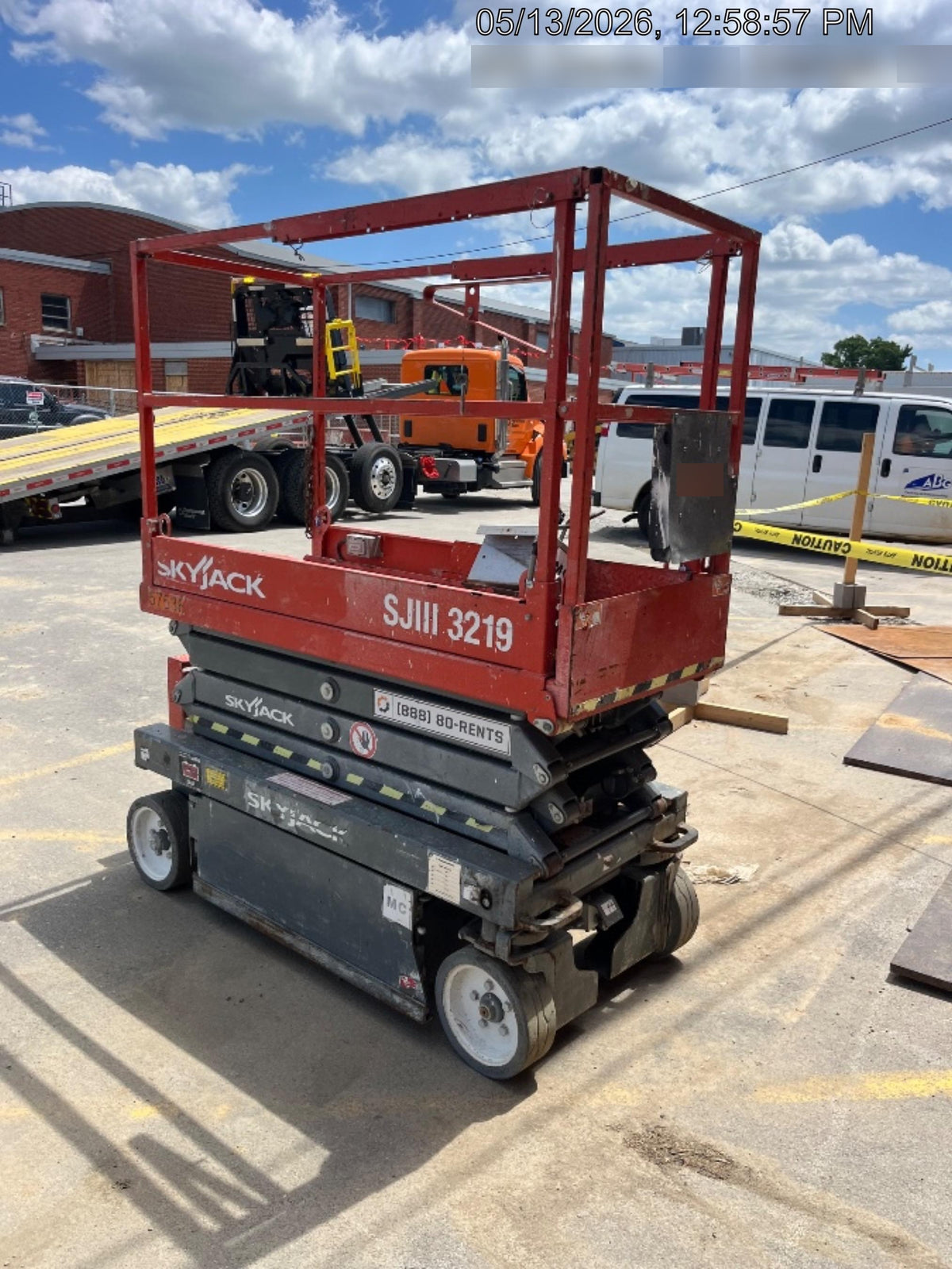 2016 Skyjack SJIII-3219 Standard Rental Specs