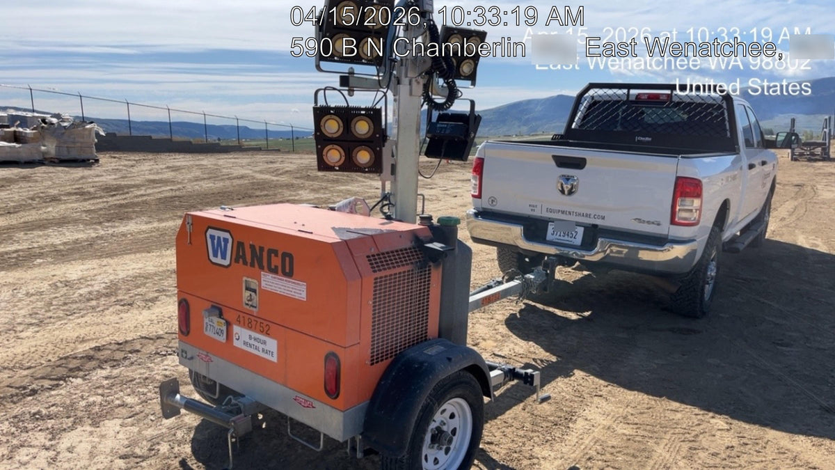 2024 Wanco WLTT-4MM4K Diesel, Deep Sea Controller, Shore Power Plug, Auto Start, (4) 350W LED Floodlights, 4kW Generator, 60 Gal Fuel Tank, 2" Ball, T3