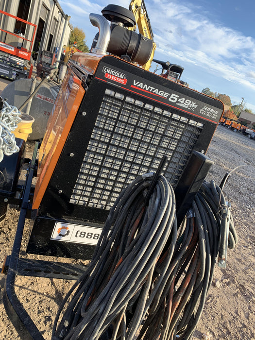 2021 Lincoln Electric Vantage 549X Ready Pak 3, ORANGE (includes trailer, cable rack, fender light kit)