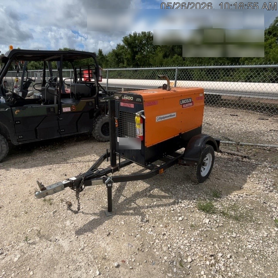2022 Lincoln Electric LE400 Kubota V1505, Trlr, Cable Rack, Light Kit, ES Decals, T3