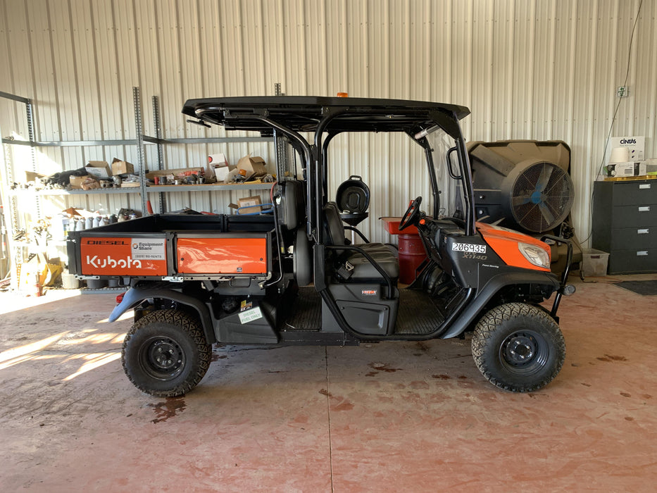 2022 Kubota RTV-X1140W-H Plastic Canopy, Windshield Acrylic Clear, LED Strobe Light, Wire Harness Kit, Back up Alarm