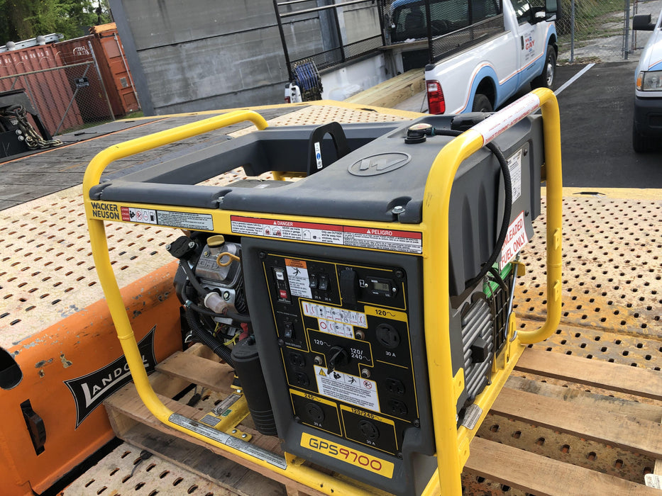 2018 Wacker Neuson GPS9700V Wacker Neuson GPS9700V Portable Generator