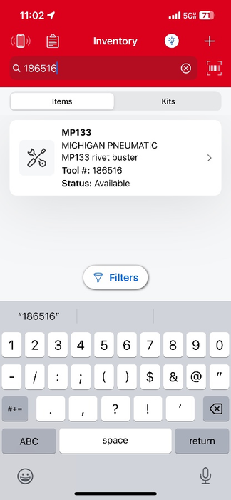 2021 MICHIGAN PNEUMATIC MP-133-ORANGE-NEP