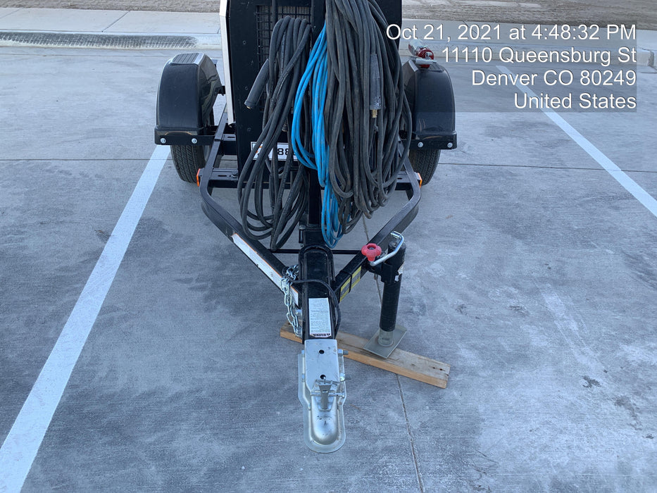 2019 Lincoln Electric Vantage 322 Welder Ready-Pak 3, Two wheel trailer, Fender and Light kit, Cable Rack