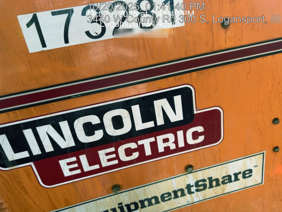 2021 Lincoln Electric Vantage 549X Ready Pak 3, ORANGE (includes trailer, cable rack, fender light kit)