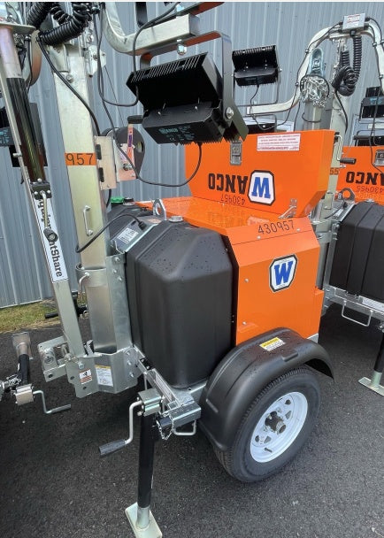 2024 Wanco WLTT-4MM4K Diesel, Deep Sea Controller, Shore Power Plug, Auto Start, (4) 350W LED Floodlights, 4kW Generator, 60 Gal Fuel Tank, 2" Ball, T3