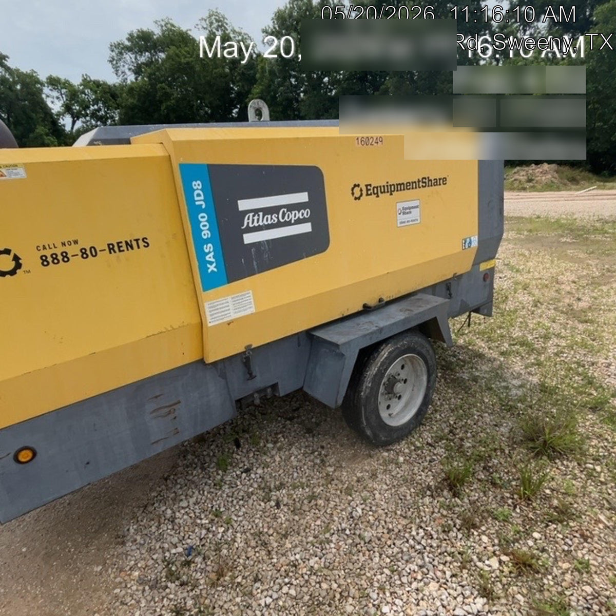 2021 ATLAS COPCO XAS 900