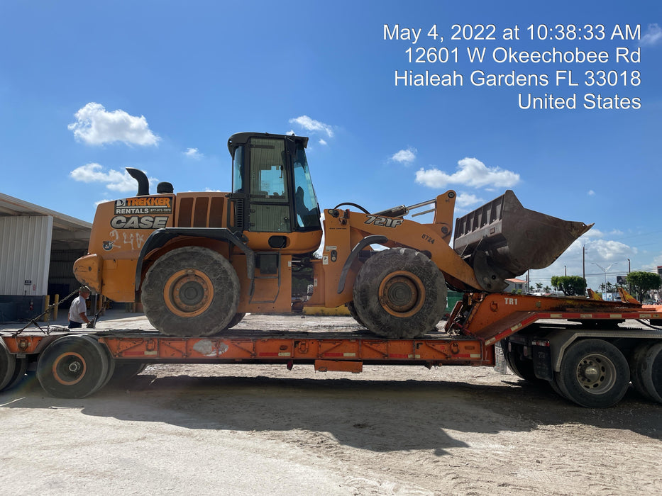 2016 Case 721F CLOSED CAB, JRB 416 STYLE HYD COUPLER