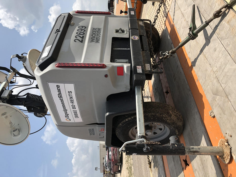 2019 Wacker Neuson LTV6L-MH Wacker Neuson LTV6L Mobile Light Tower w/Fuel Level Sensor Installed