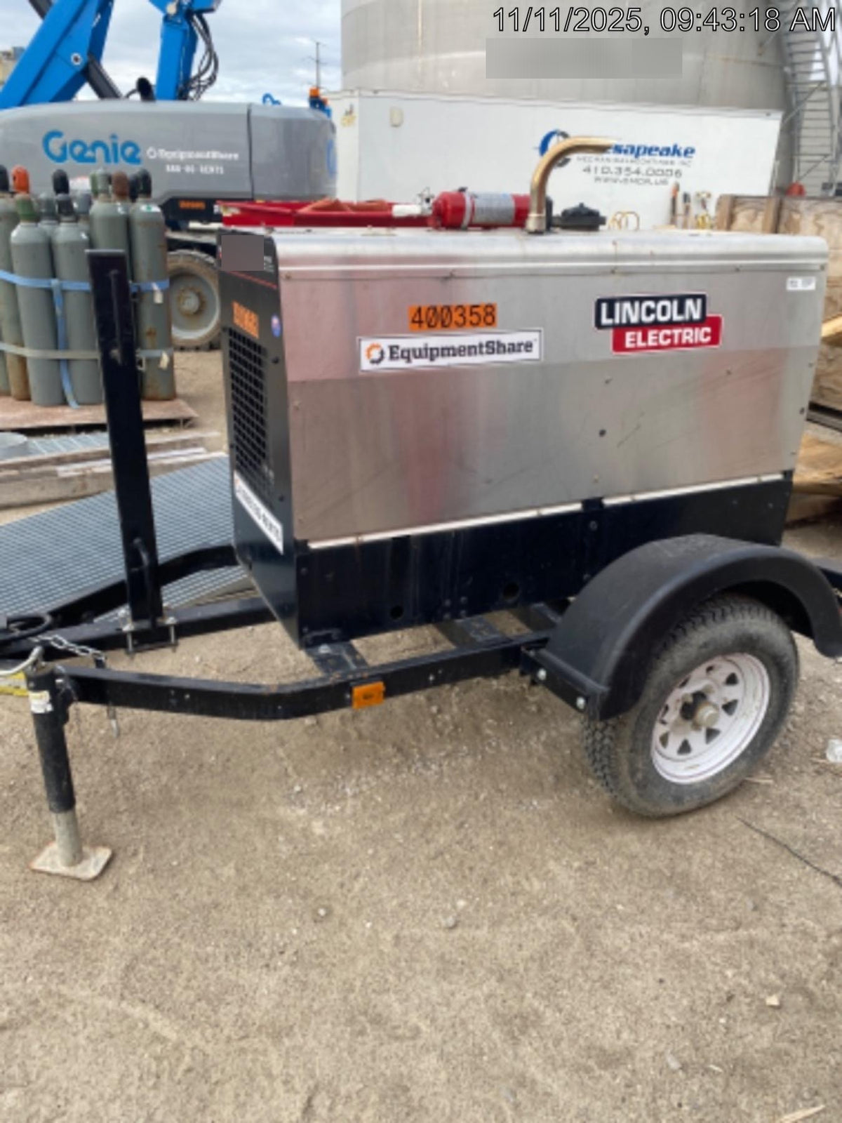 2024 Lincoln Electric LE400 Kubota V1505, Trlr, Cable Rack, Light Kit, ES Decals, T3