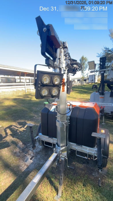 2023 Wanco WLTT-4MM4K Diesel, Deep Sea Controller, Shore Power Plug, Auto Start, (4) 350W LED Floodlights, 4kW Generator, 60 Gal Fuel Tank, 2" Ball, T3