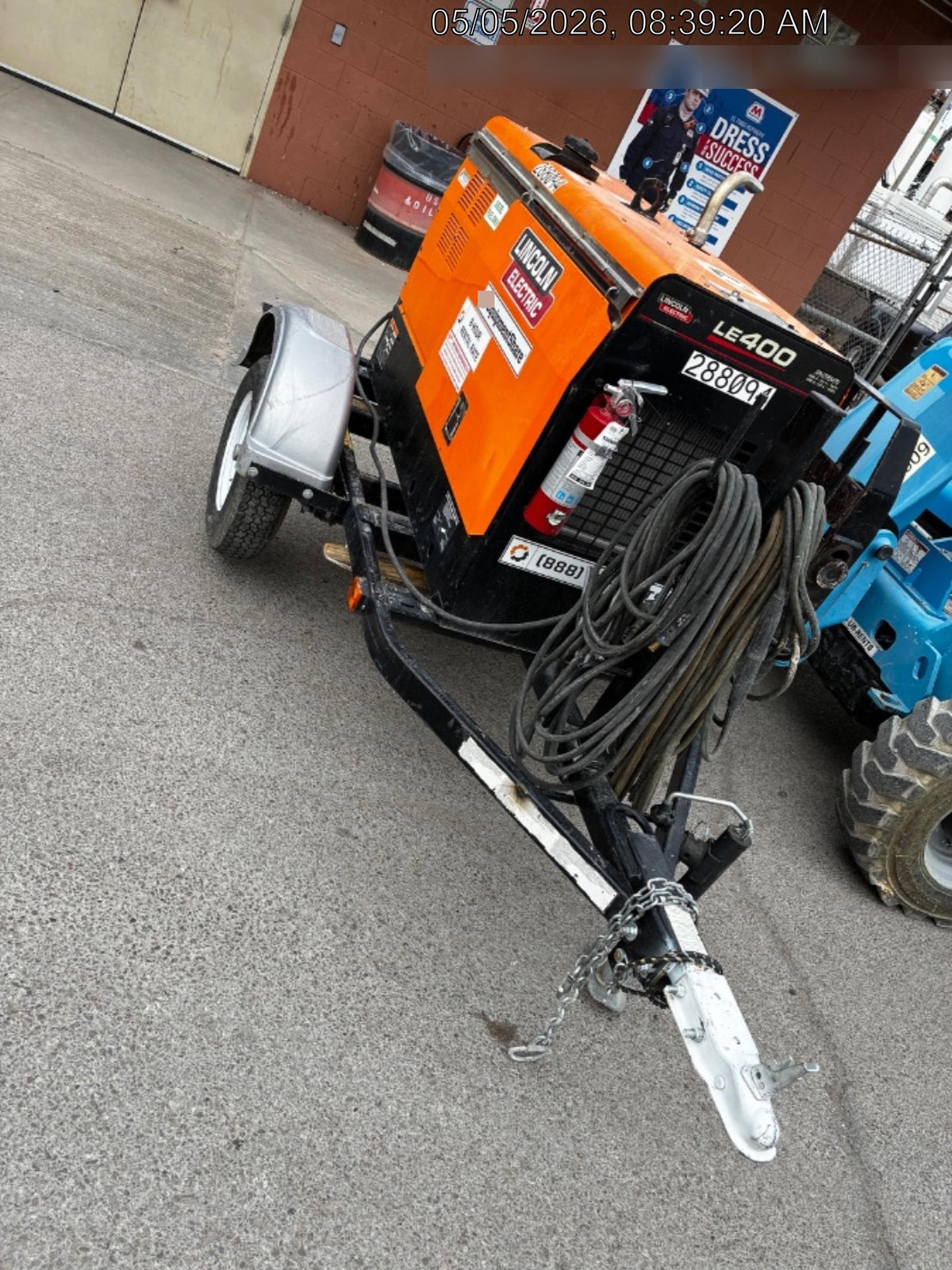 2023 Lincoln Electric LE400 Kubota V1505, Trlr, Cable Rack, Light Kit, ES Decals, T3