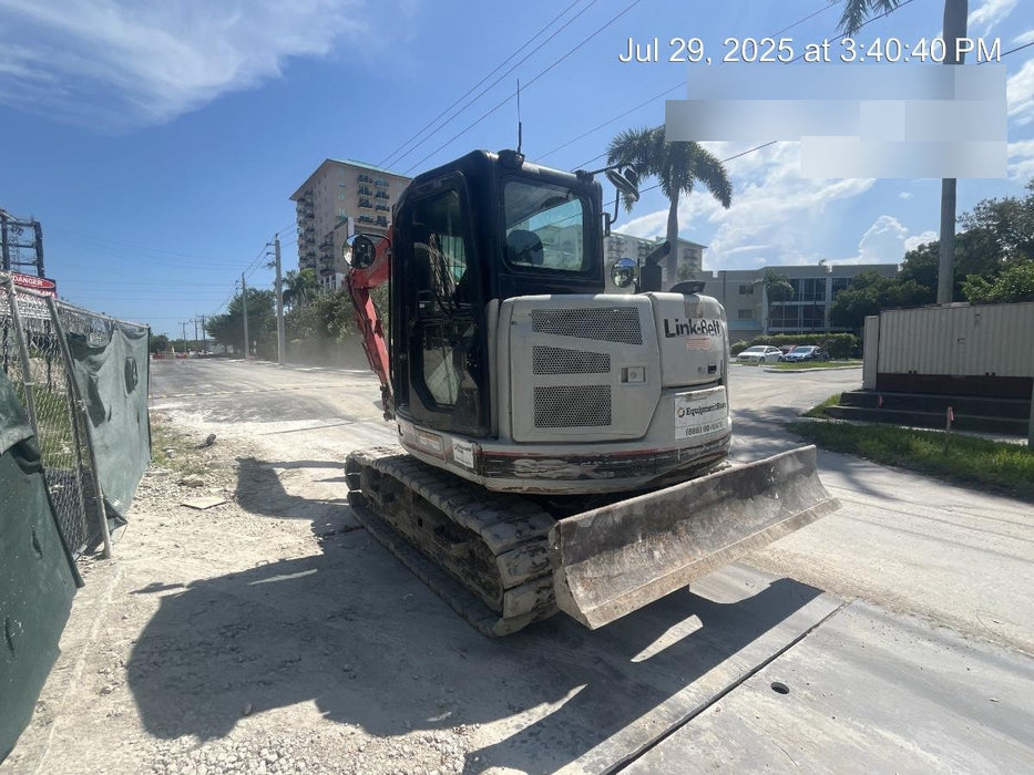 2020 Link-Belt 80X3EX 7'2" ARM, 17.7" rubber tracks, Multi function aux hydraulics