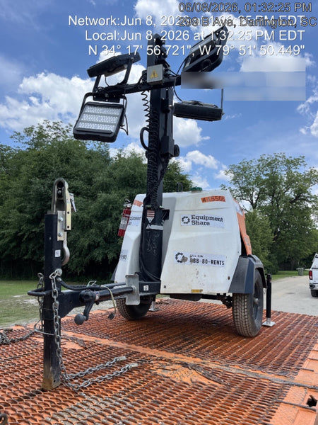 2024 Generac MLT6SKDS-STD4 ELEC WINCH Diesel, Electric Winch Mast, Powerzone Controller, (4) 320W LED Lights, 4kW Generator, 39.9 Gal Fuel Tank, 2" pintle, T3