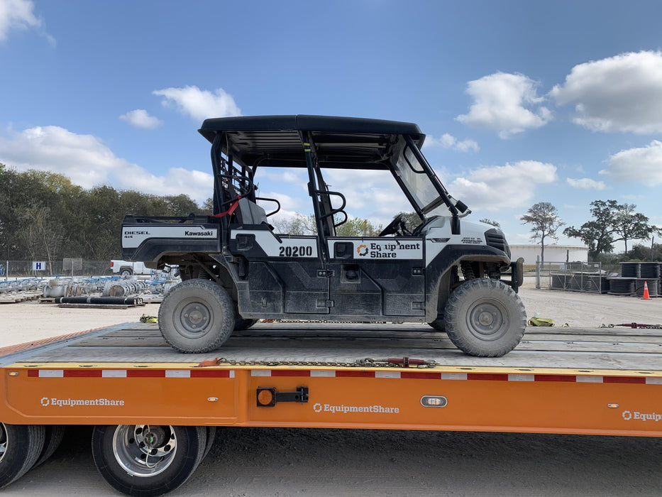 2018 Kawasaki Mule PRO-DXT Kawasaki Mule 4x4 Diesel UTV w/Hard Top, Windshield, Beacon, Backup Alarm, ES Keypad/Hardware Installed
