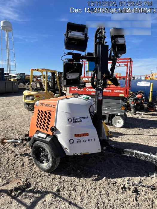 2024 Generac MLT2 Diesel, Flex Switch 120V Input, Powerzone Controller, 
(4) 320W LED Lights, 4kW Generator, 39.9 Gal Fuel Tank, 2" Ball, T3