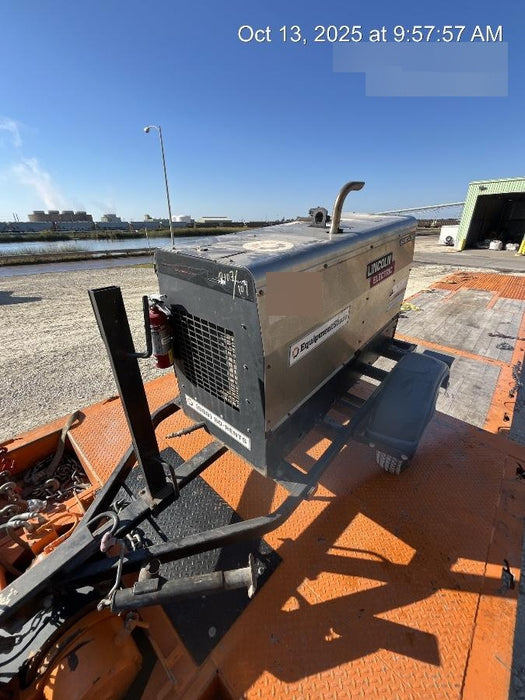 2019 Lincoln Electric Vantage 322 Welder Ready-Pak 3, Two wheel trailer, Fender and Light kit, Cable Rack