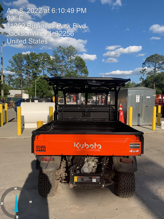 2022 Kubota RTV-X1140W-H Plastic Canopy, Windshield Acrylic Clear, LED Strobe Light, Wire Harness Kit, Back up Alarm