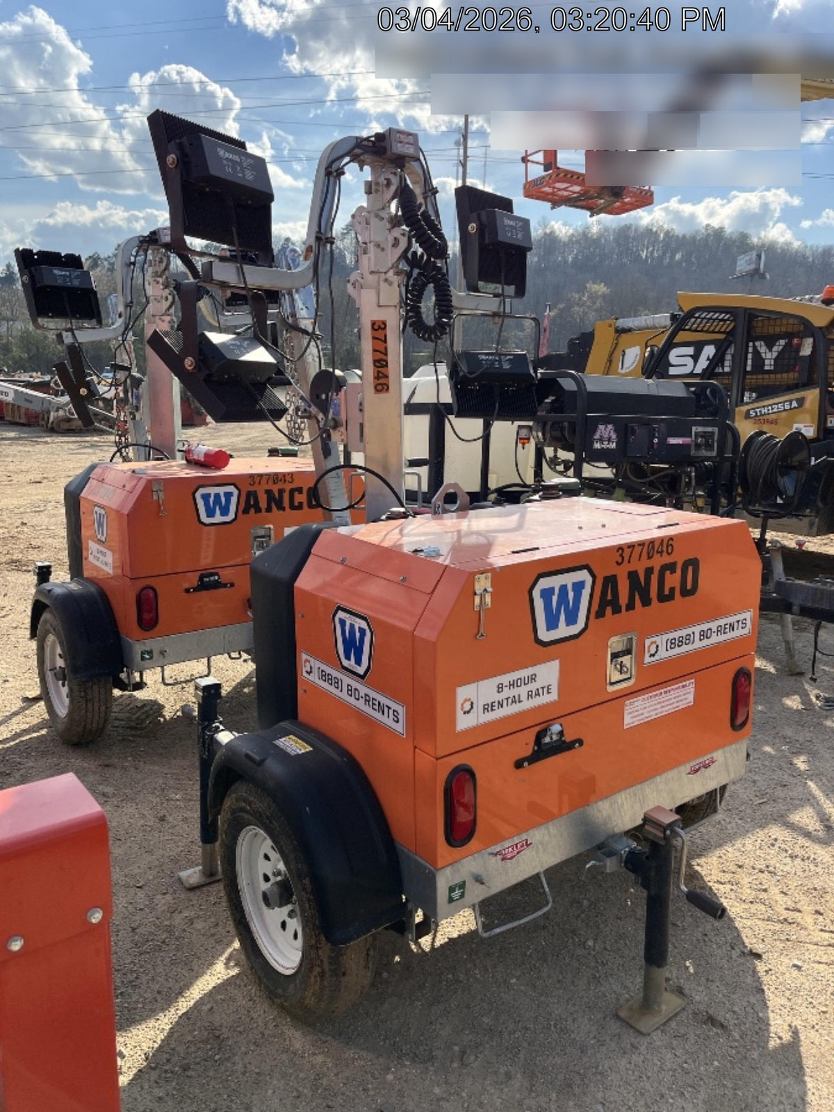 2023 Wanco WLTT-4MM4K Diesel, Deep Sea Controller, Shore Power Plug, Auto Start, (4) 350W LED Floodlights, 4kW Generator, 60 Gal Fuel Tank, 2" Ball, T3