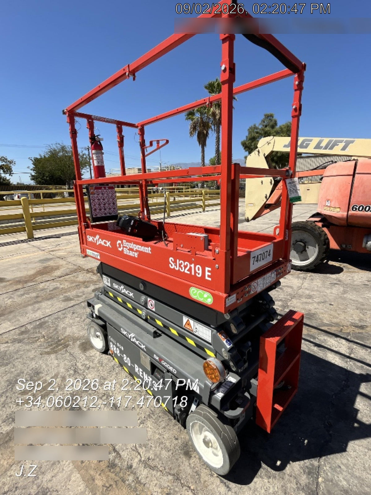 2026 SKYJACK SJ3219E