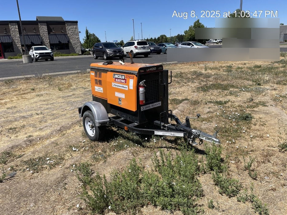 2022 Lincoln Electric LE400 Kubota V1505, Trlr, Cable Rack, Light Kit, ES Decals, T3