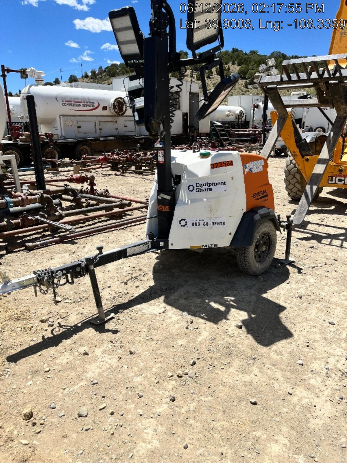 2023 Generac MLT2 Diesel, Flex Switch 120V Input, Powerzone Controller, (4) 320W LED Lights, 4kW Generator, 39.9 Gal Fuel Tank, 2" Ball, T3