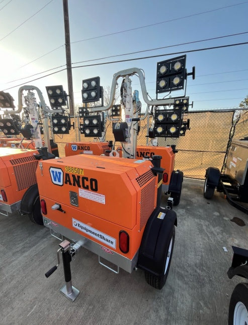 2024 Wanco WLTT-4MM4K Diesel, Deep Sea Controller, Shore Power Plug, Auto Start, (4) 350W LED Floodlights, 4kW Generator, 60 Gal Fuel Tank, 2" Ball, T3