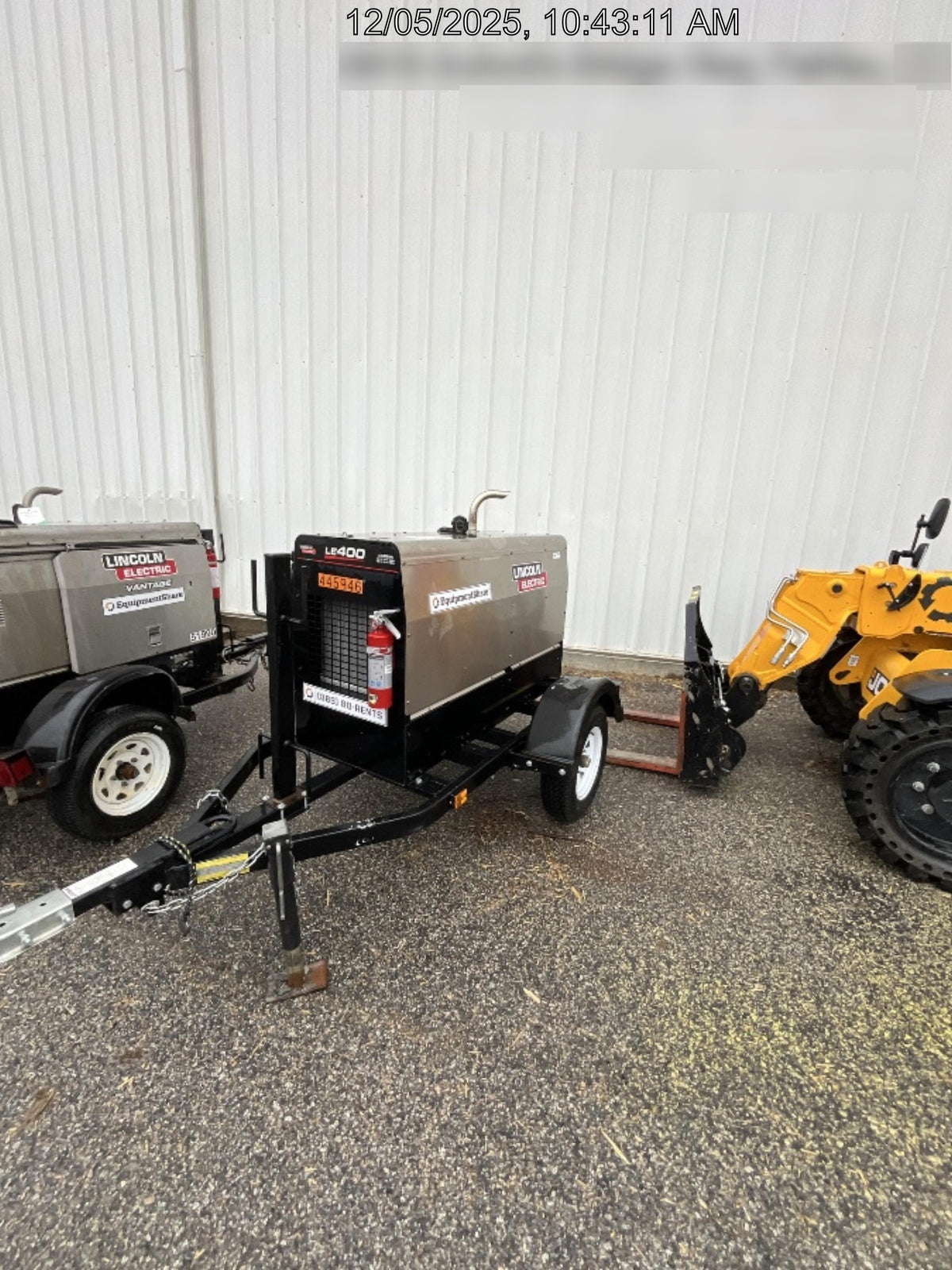 2024 Lincoln Electric LE400 Kubota V1505, Trlr, Cable Rack, Light Kit, ES Decals, T3