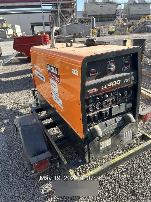 2023 Lincoln Electric LE400 Kubota V1505, Trlr, Cable Rack, Light Kit, ES Decals, T3