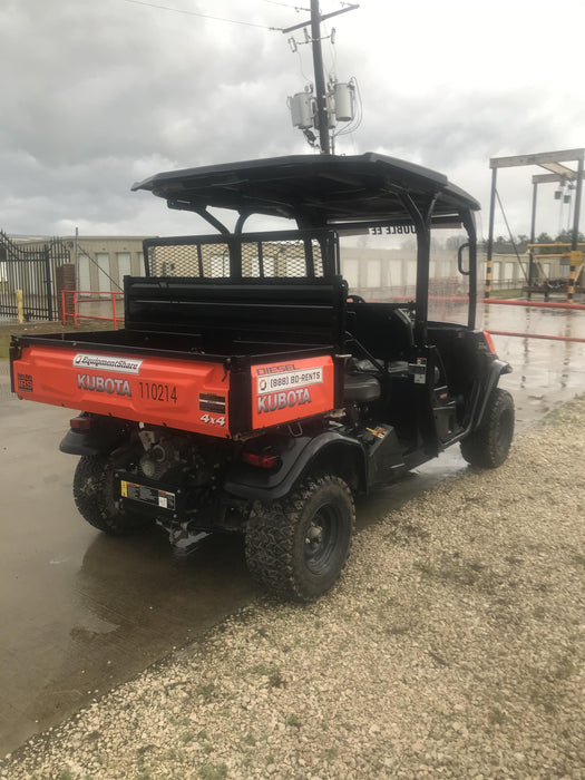 2020 Kubota RTV-X1140W-H Canopy, 4-Seater, Diesel, Windshield Acrylic Clear, Strobe Light, Backup Alarm