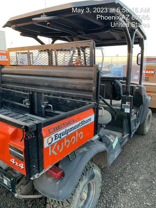 2022 Kubota RTV-X1140W-H Plastic Canopy, Windshield Acrylic Clear, LED Strobe Light, Wire Harness Kit, Back up Alarm