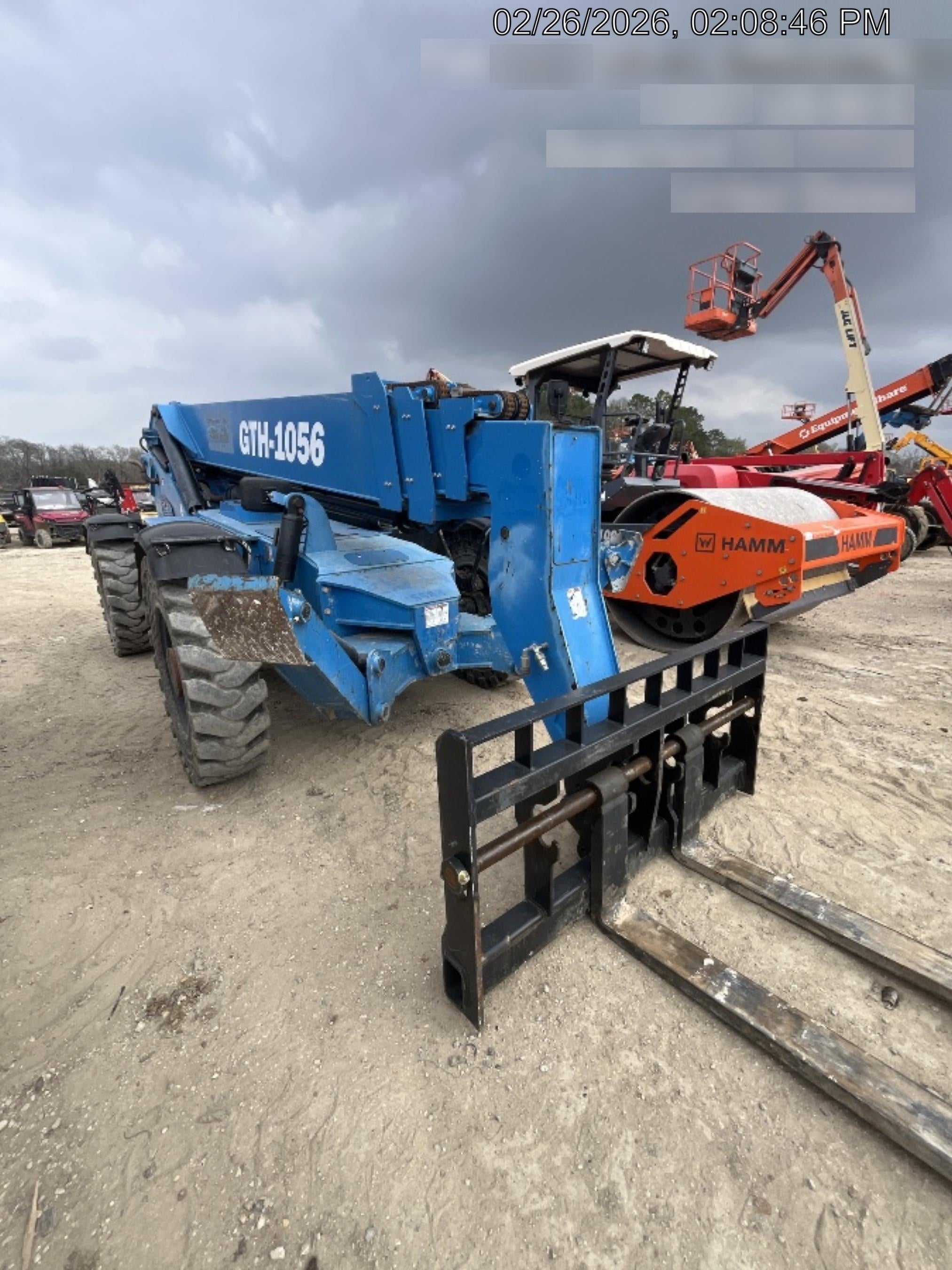 2017 Genie GTH-1056 Genie GTH1056, Solid Tires, 60" carriage, Light Kit, Open ROPS