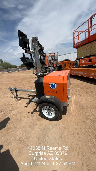 2024 Wanco WLTT-4MM4K Diesel, Deep Sea Controller, Shore Power Plug, Auto Start, (4) 350W LED Floodlights, 4kW Generator, 60 Gal Fuel Tank, 2" Ball, T3