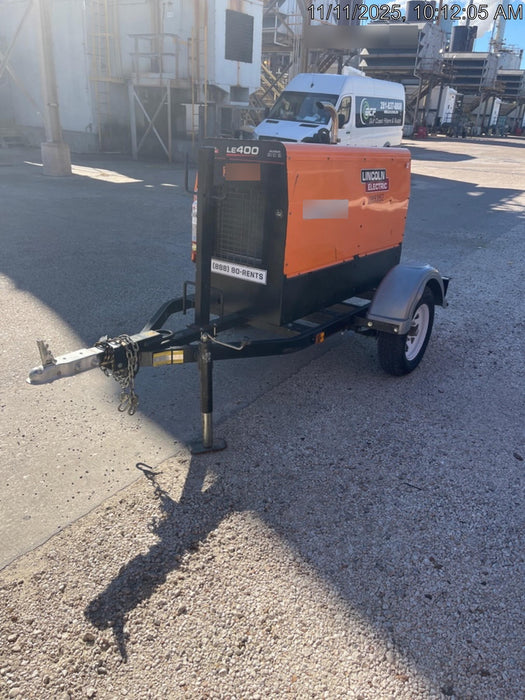 2022 Lincoln Electric LE400 Kubota V1505, Trlr, Cable Rack, Light Kit, ES Decals, T3