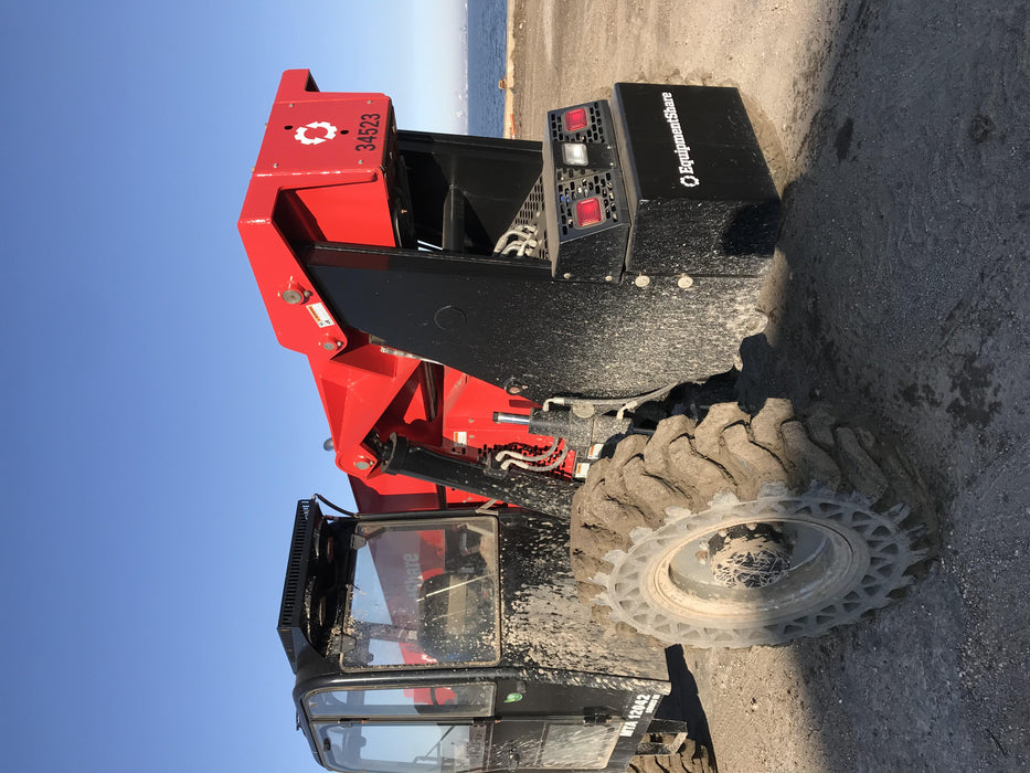 2019 Manitou MTA12042 Cab/Heat/Air, 120 HP, Solid Tires, Work Lights, Lift Hook, Auxiliary Hydraulics 66" Carriage and 60" Forks