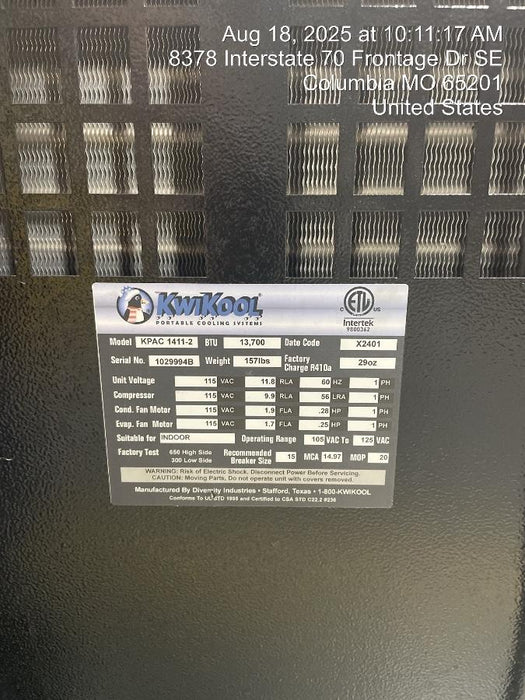 2023 KWIKOOL KPAC1411-2