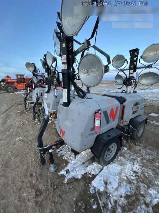 2019 Wacker Neuson LTV6L-MH Mobile Light Tower w/Fuel Level Sensor Installed