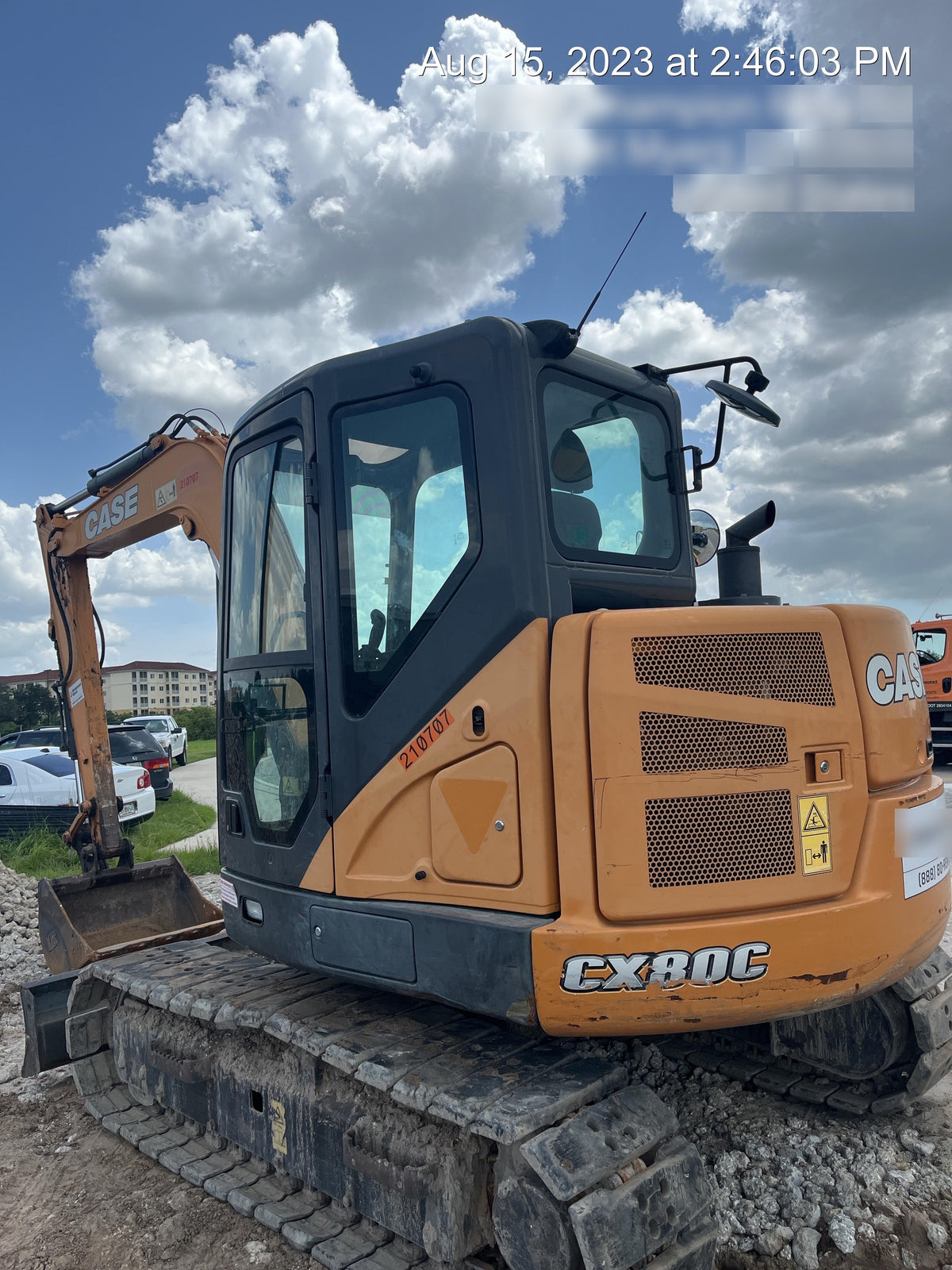 2018 CASE CX80C