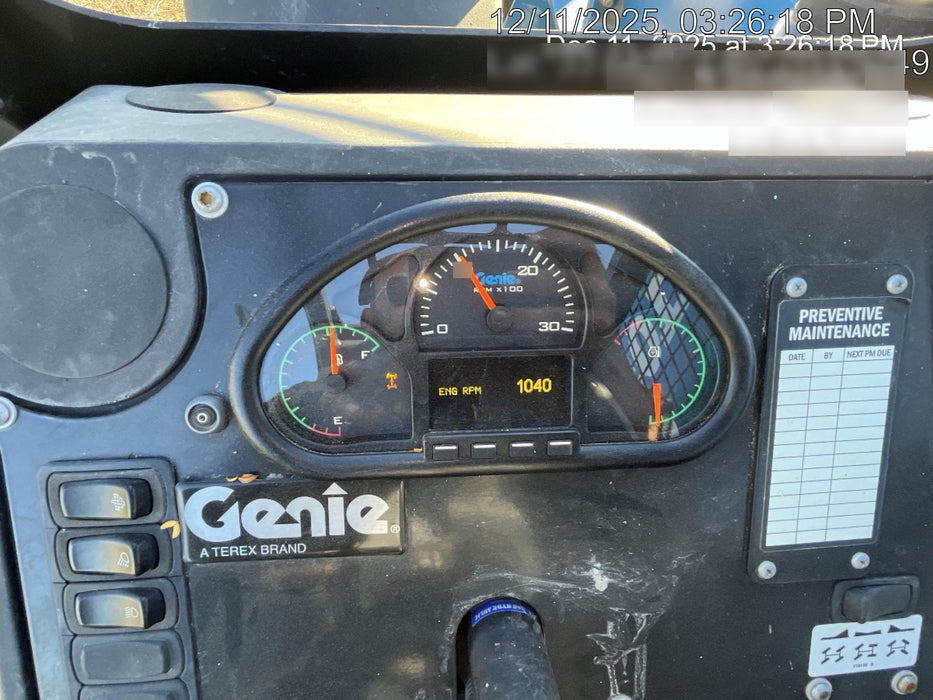 2018 Genie GTH-1056 Genie GTH-1056 w/ROPS, Work Lights, Solid Tires, RH Cab Mesh, Beacon, 60" Carriage and Forks