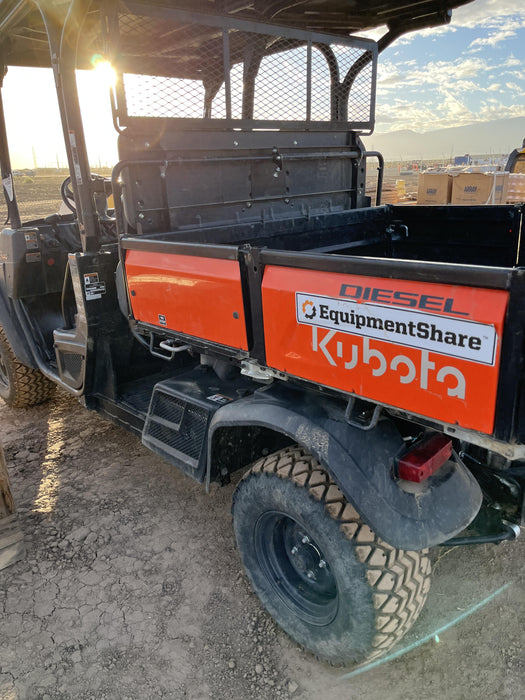 2022 Kubota RTV-X1140W-H Plastic Canopy, Windshield Acrylic Clear, LED Strobe Light, Wire Harness Kit, Back up Alarm