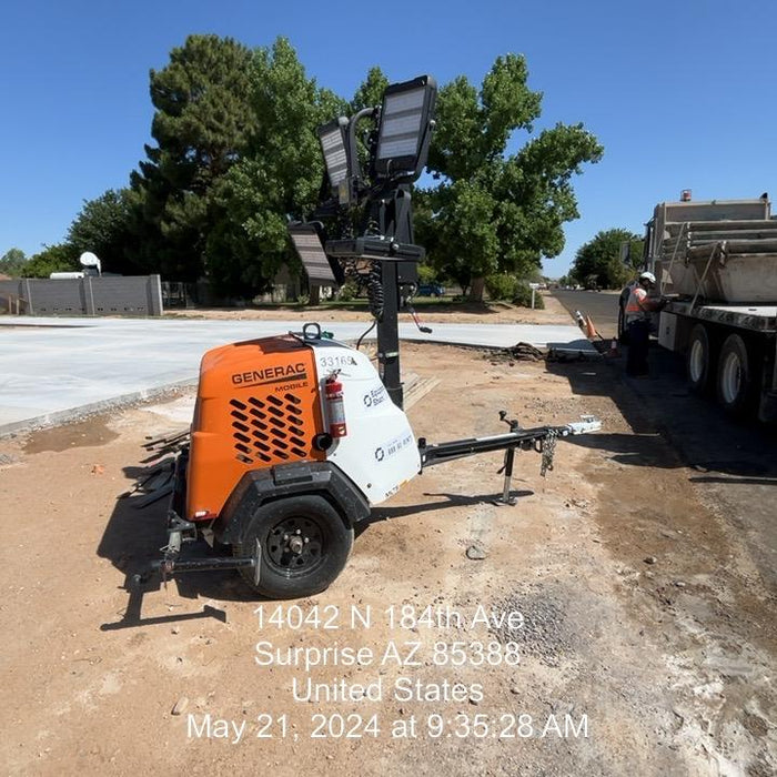 2023 Generac MLT2 Diesel, Flex Switch 120V Input, Powerzone Controller, (4) 320W LED Lights, 4kW Generator, 39.9 Gal Fuel Tank, 2" Ball, T3