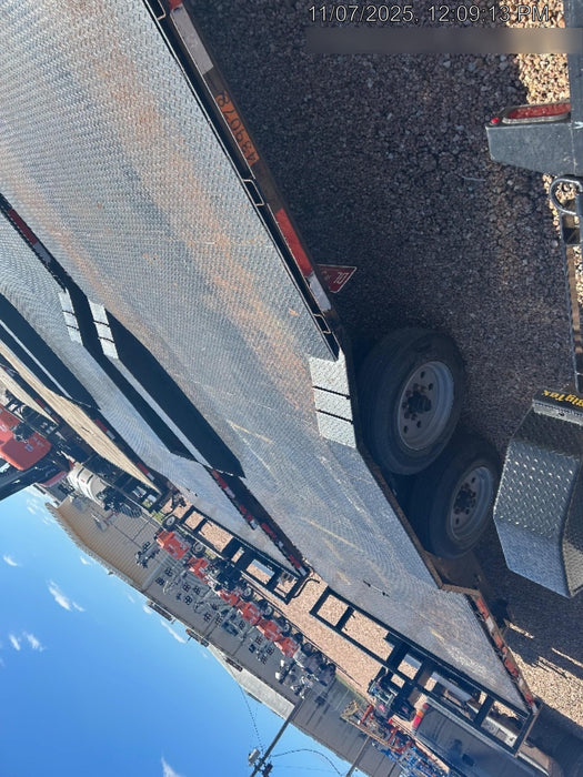 2024 TEXAS PRIDE TRAILERS 21' Lowboy Gravity Tilt Bed 14K Bumper Pull Trailer