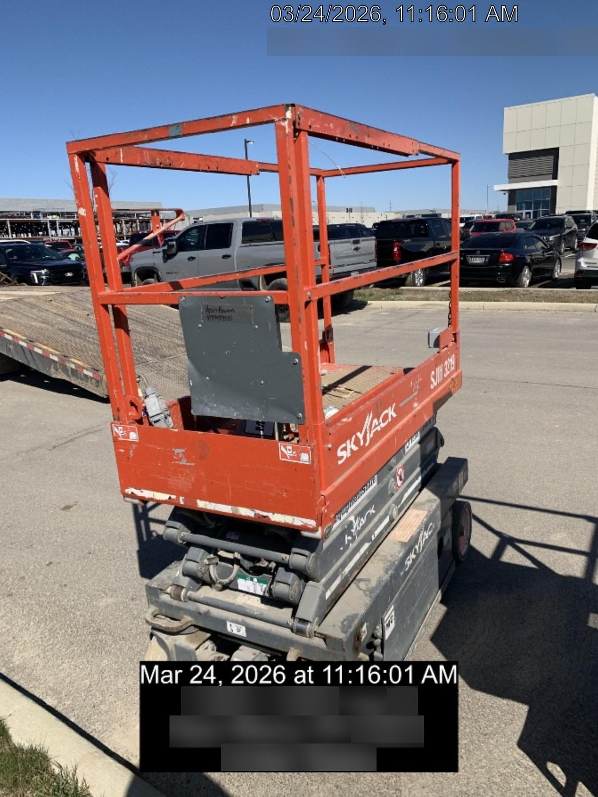 2018 Skyjack SJIII-3219 Standard Rental Specs